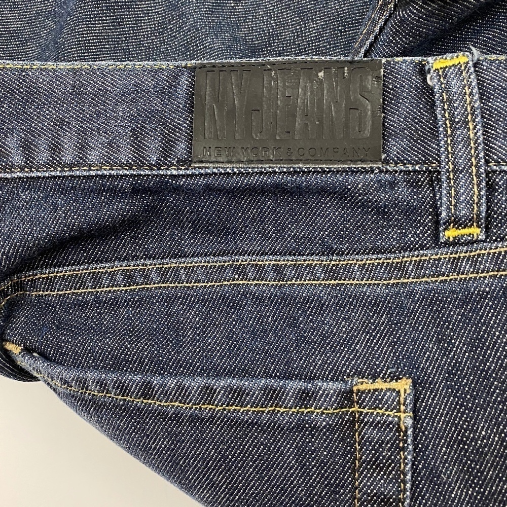 NY Jeans Bootcut Women's size 10 Dark Wash Blue Denim‎ Jeans - Picture 5 of 5